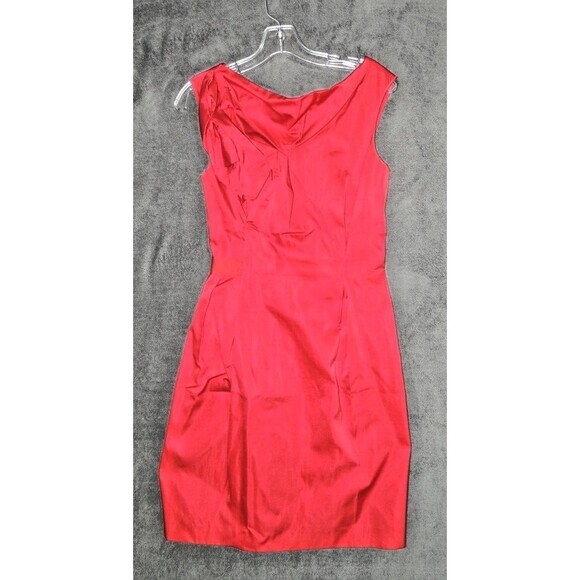 Nina Ricci 2013 RTW Runway Red Sleeveless Valentine Mini Dress Sz. FR38 US6-8 - Picture 4 of 13